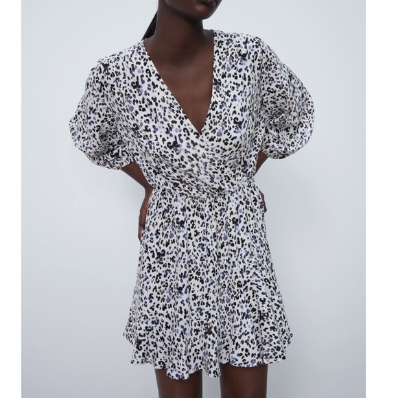 Printed Mini Dress Size S NWT - Picture 3 of 9